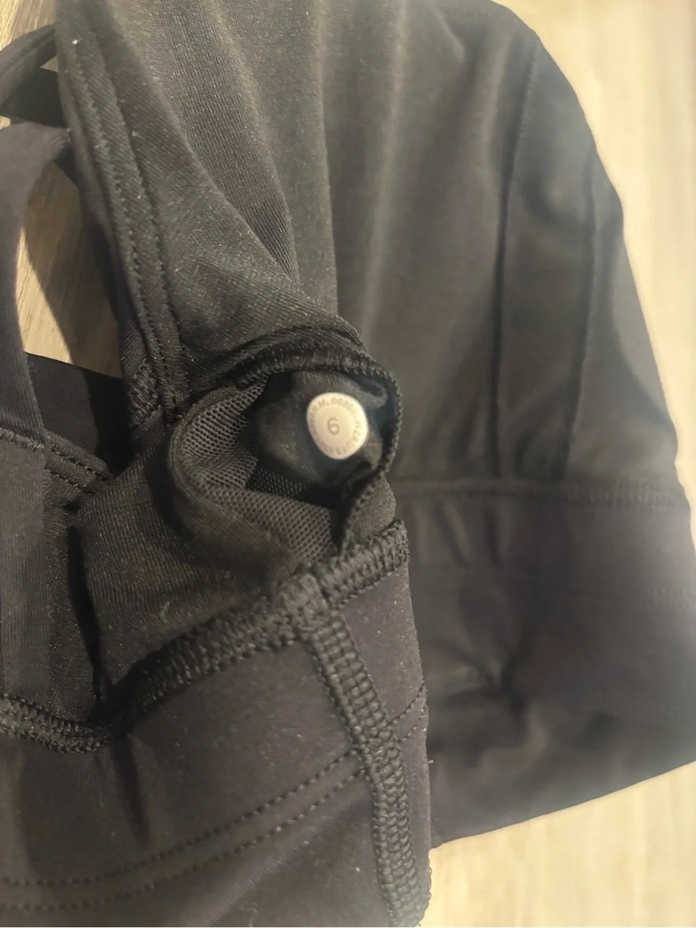 lululemon athletica Black Strappy Sports Bra